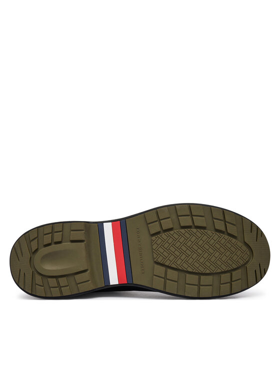 Tommy Hilfiger Tommy Hilfiger Μποτάκια με λάστιχο Hilfiger Outdoor Warm Lth Chel FM0FM05958 Μαύρο