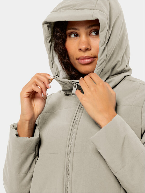 Jack Wolfskin Jack Wolfskin Зимно яке White Frost Parka 1207361 Сив Regular Fit