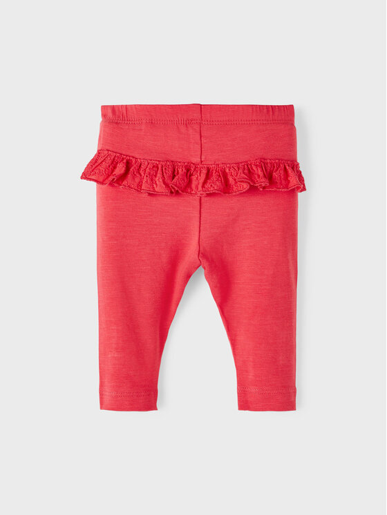 NAME IT NAME IT Legginsy 13217452 Czerwony Regular Fit