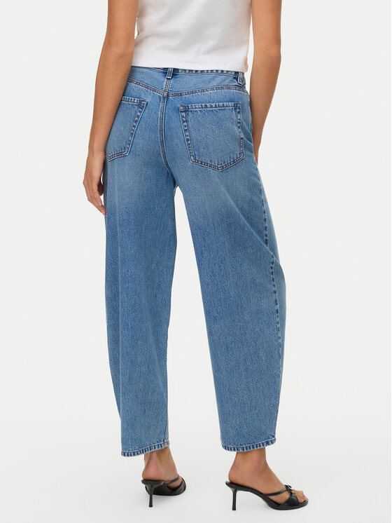 Vero Moda Vero Moda Džinsai Billie 10341198 Mėlyna Barrel Fit