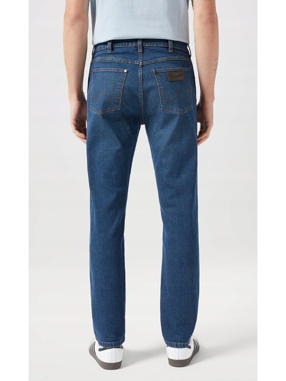 Wrangler Wrangler Jeansy Larston Niebieski Slim Fit