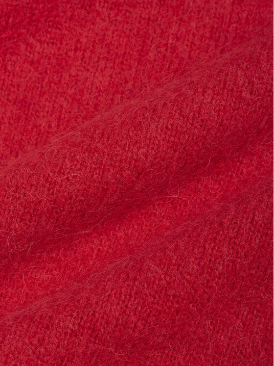 Le Collet Le Collet Sweter DIANA Czerwony Oversize