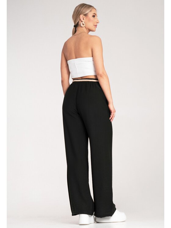 FIGL FIGL Pantaloni di tessuto M1149 Nero Comfort Fit
