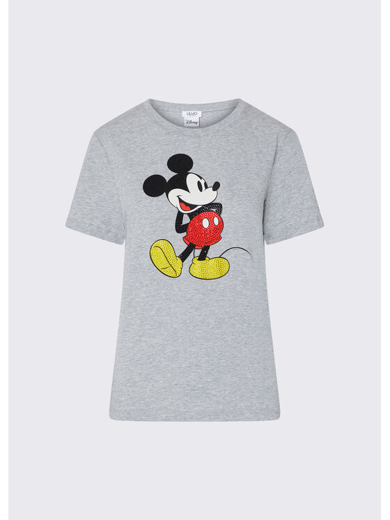 Liu Jo Liu Jo T-Shirt WF6441JS904L9451 Szary Regular Fit