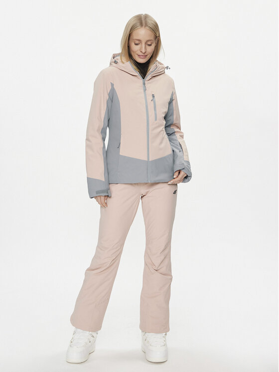 4F 4F Skijacke 4FAW23TJACF121 Rosa Regular Fit