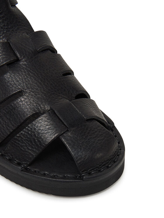 Fracap Fracap Σανδάλια Vegetan D038 Μαύρο