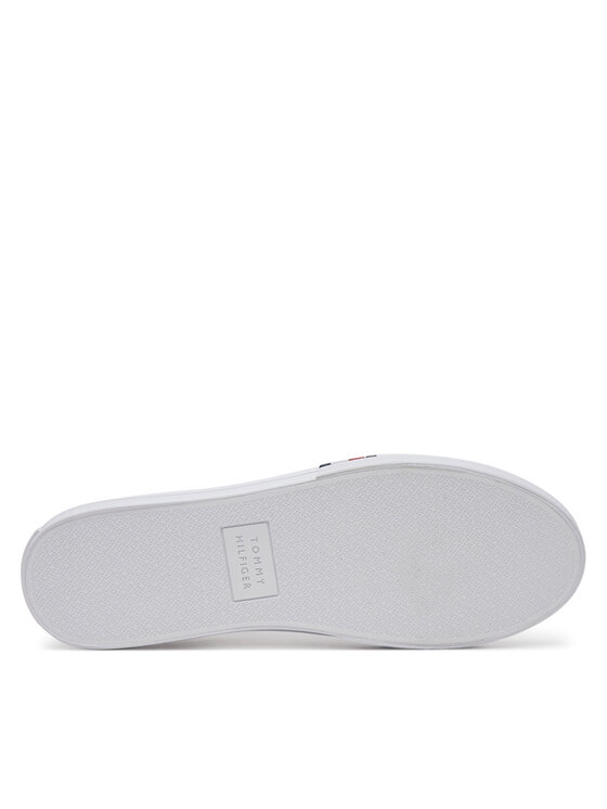 Tommy Hilfiger Tommy Hilfiger Snīkeri Th Hi Vulc Street Lth Patch FM0FM05312 Balts