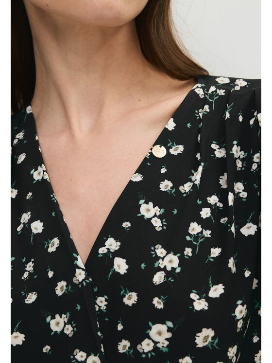 BIZUU BIZUU Body ALIBA FLORAL Černá Standard Fit