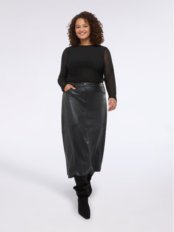 Fiorella Rubino Fiorella Rubino Bluzka G004L008780N033 Czarny Regular Fit
