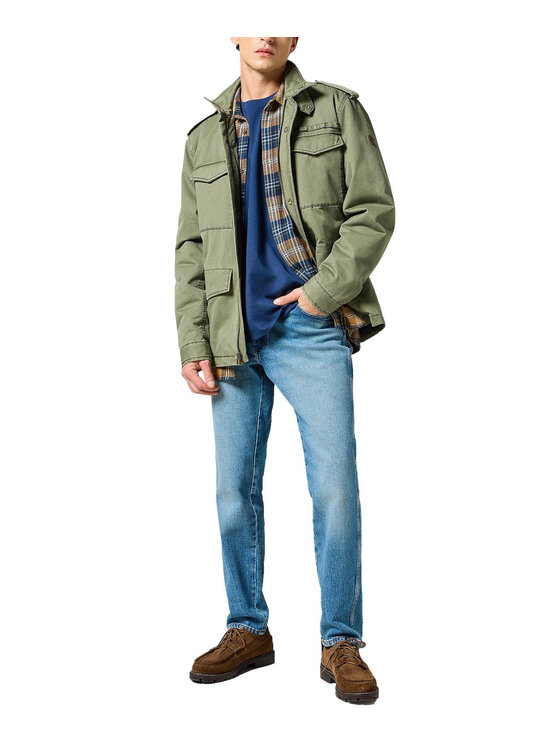 Wrangler Wrangler Koszula 112357225 Żółty Regular Fit