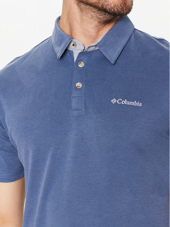 Columbia Columbia Pólóing Nelson Point 1772721 Kék Regular Fit