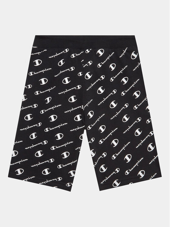 Champion Champion Szorty sportowe 306297 Czarny Regular Fit
