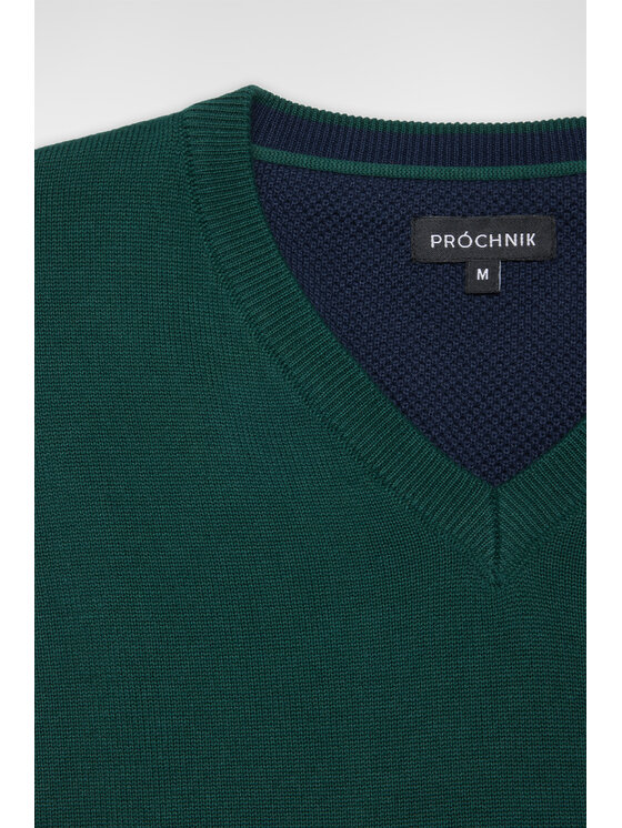 Próchnik Próchnik Sweter PM6 SW073223000118 Zielony Regular Fit