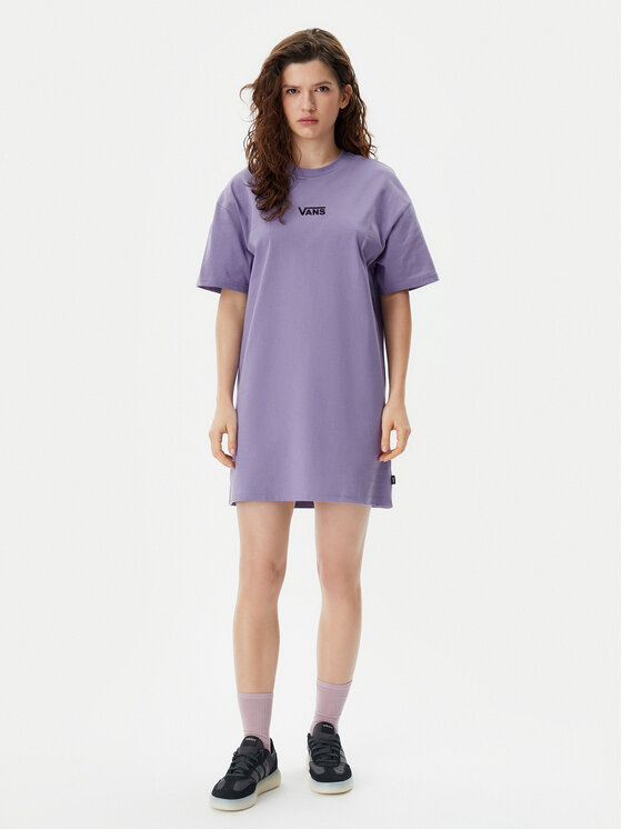 Vans Vans Vsakodnevna obleka Center Vee VN0A4RU2 Vijolična Oversize