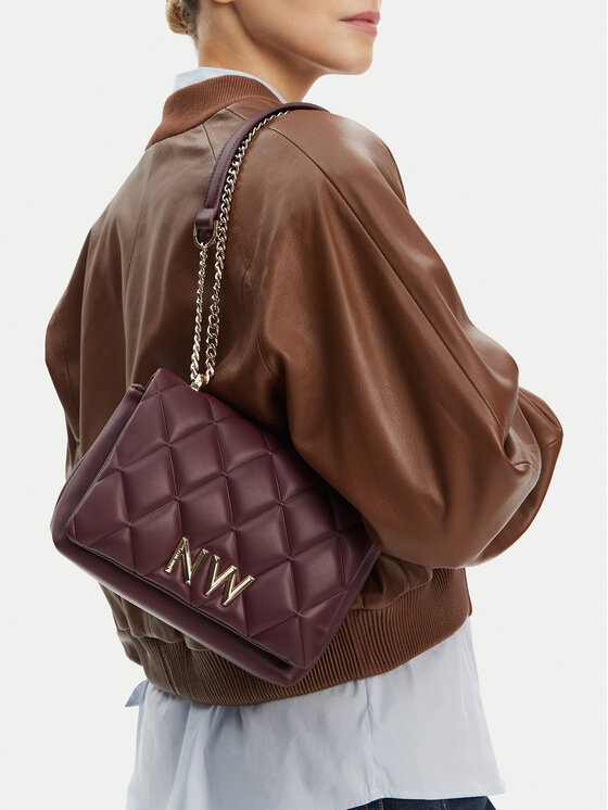 Nine West Torebka CEO-CHARLOTTE-I-S22558 Bordowy