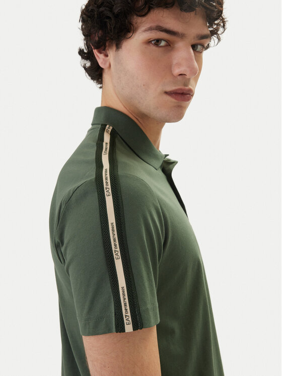 EA7 Emporio Armani EA7 Emporio Armani Polo 7M001477 AF10375 U7260 Zielony Regular Fit