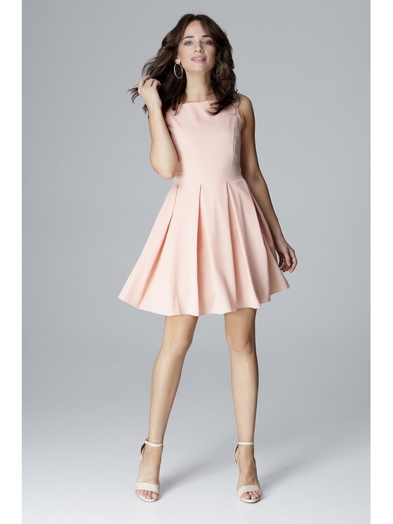 Lenitif Lenitif Vestito L006 Rosa Regular Fit