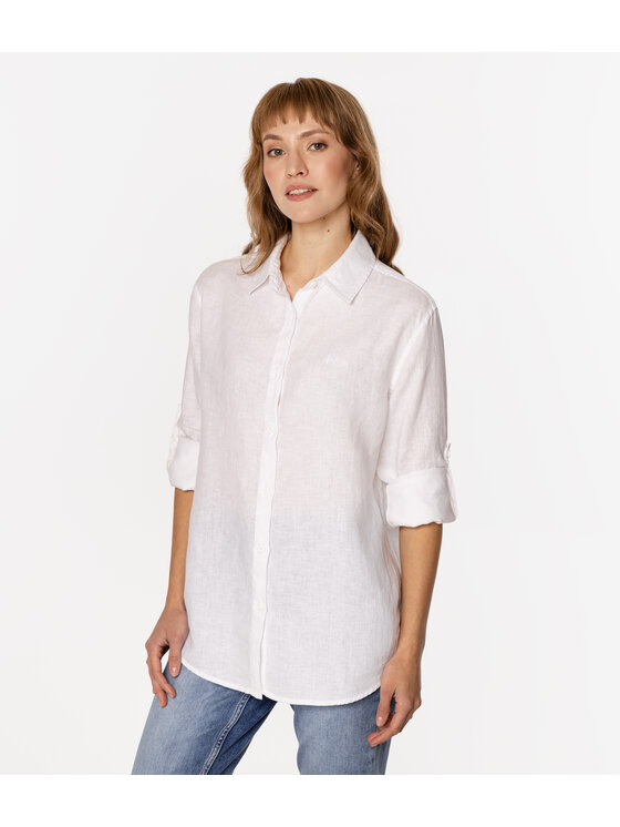 Lee Cooper Lee Cooper Koszula LINA 2020 Biały Regular Fit