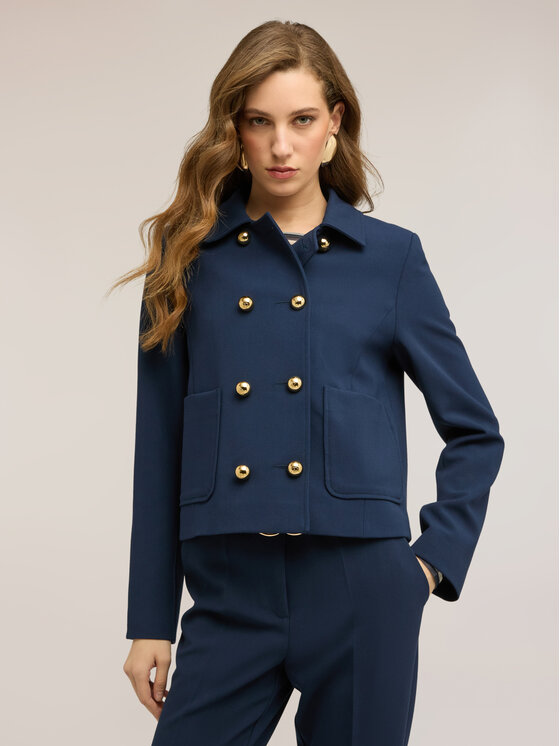 Motivi Motivi Giacca di transizione Q030Q001043N034 Blu Regular Fit