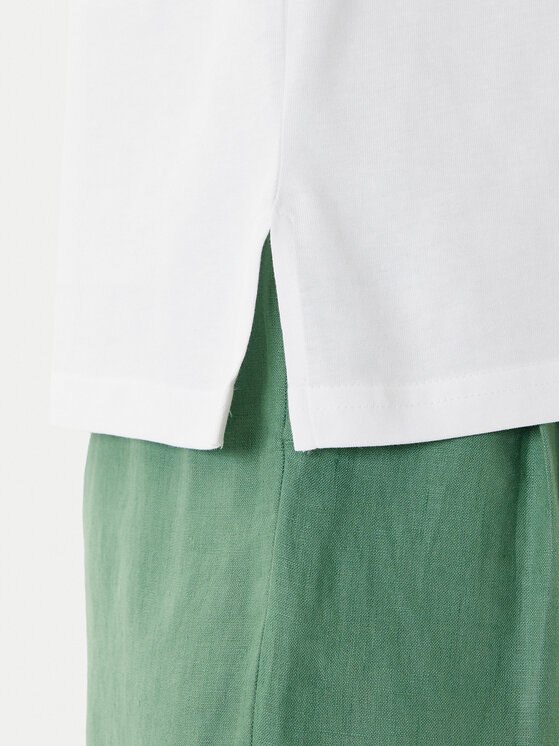 United Colors Of Benetton United Colors Of Benetton Majica 3BL0D10AK Bela Regular Fit