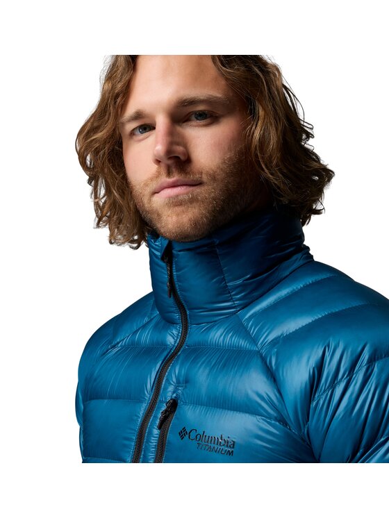 Columbia Columbia Kurtka puchowa 208878 Niebieski Regular Fit