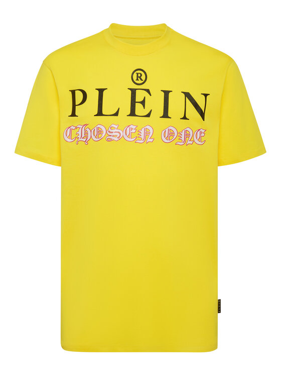 PHILIPP PLEIN PHILIPP PLEIN T-shirt 1433 Giallo Regular Fit