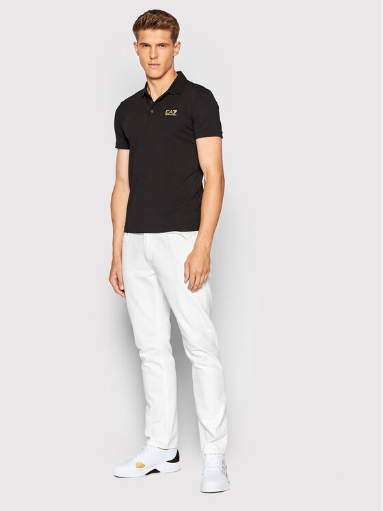 EA7 Emporio Armani EA7 Emporio Armani Poloshirt 8NPF04 PJM5Z 0208 Schwarz Regular Fit