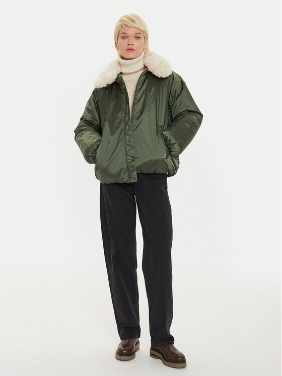 Save The Duck Save The Duck Зимно яке D31841W JADE19 Зелен Regular Fit