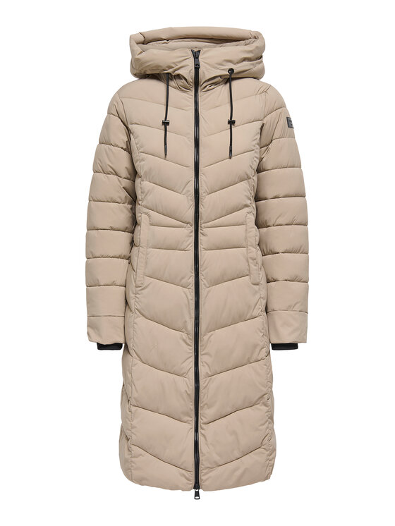 ONLY ONLY Talvemantel Juliet 15353149 Beež Regular Fit
