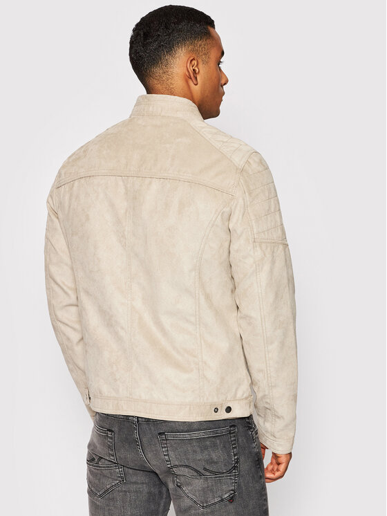 Jack&Jones Jack&Jones Jakna od imitacije kože Rocky 12147218 Bež Regular Fit