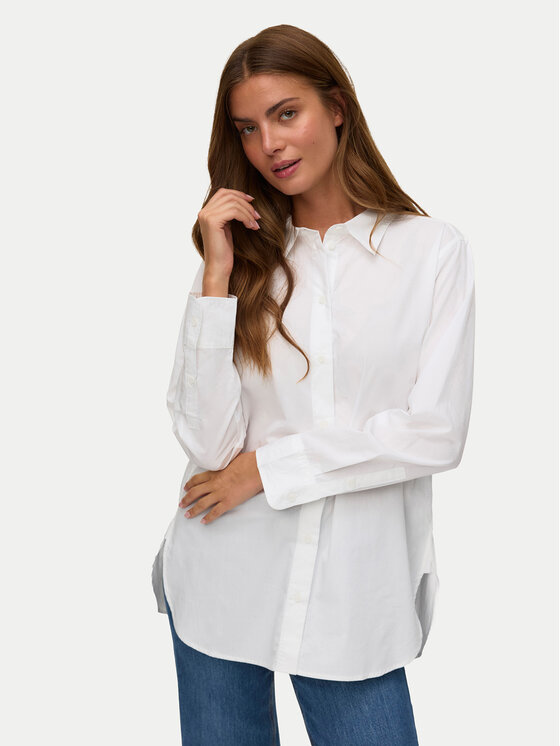 Vero Moda Koszula Elina 10336329 Biały Loose Fit