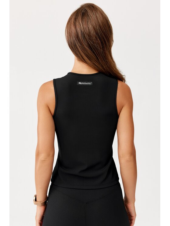 ROUGH RADICAL ROUGH RADICAL Top HARMONY TOP Czarny Slim Fit