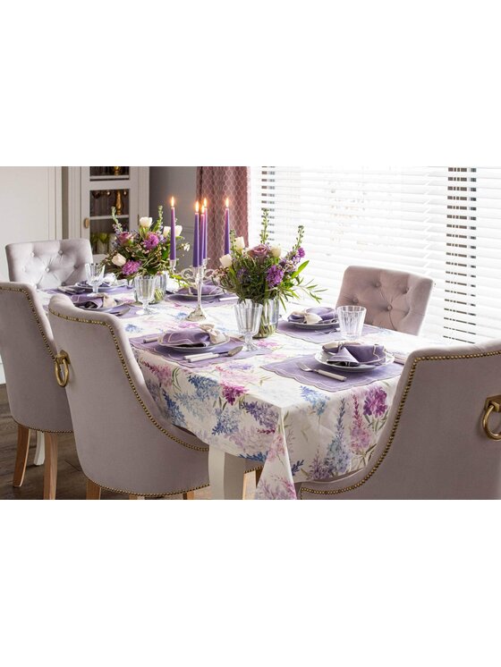 Roseberry Home Roseberry Home Podkładka na stół haftowana Purple Onde Fioletowy