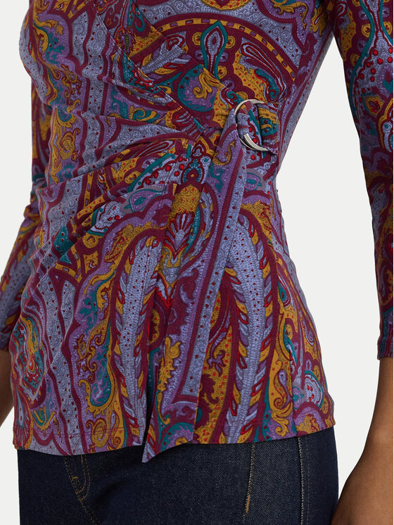 LAUREN RALPH LAUREN Lauren Ralph Lauren Bluzka 200940519001 Kolorowy Regular Fit