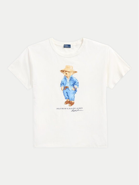 Polo Ralph Lauren Polo Ralph Lauren T-Shirt 211959104 Biały Regular Fit