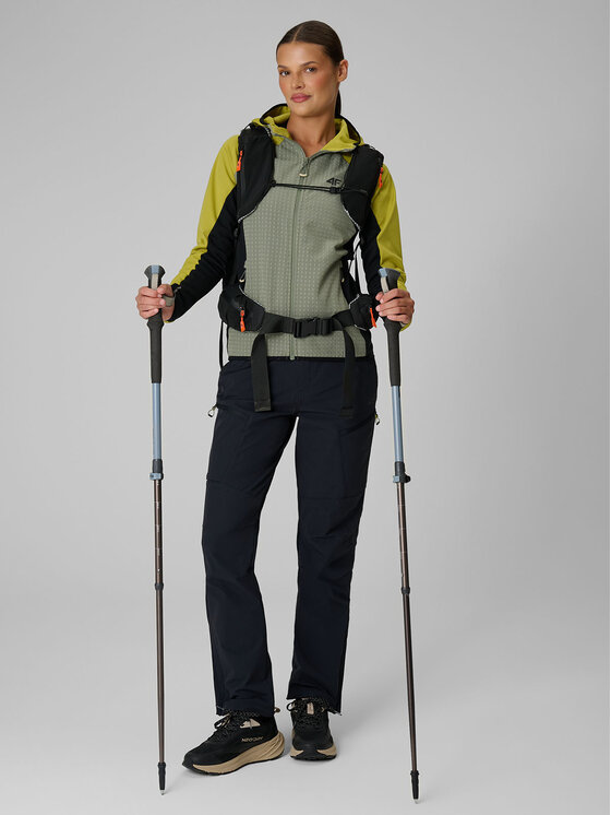 4F 4F Kurtka przejściowa INBETWEEN TRAIL Khaki Regular Fit
