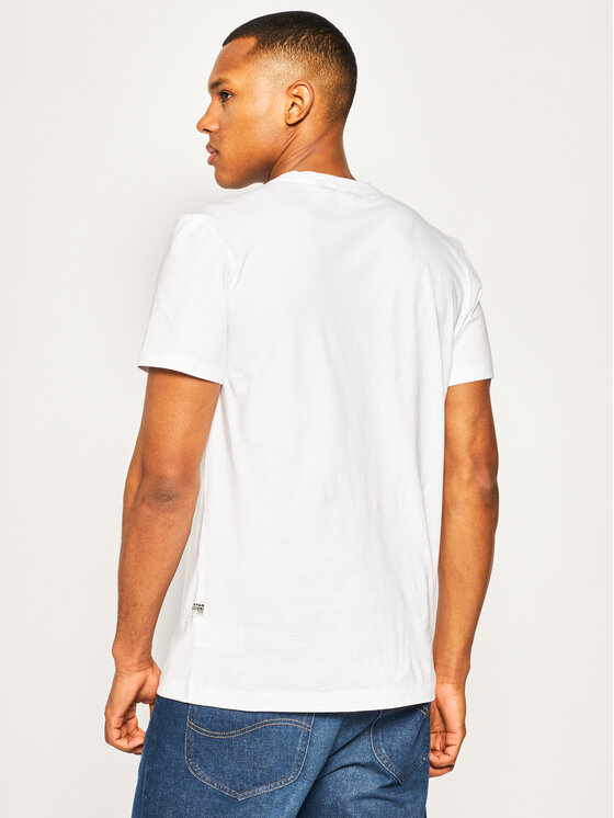 G-Star Raw G-Star Raw Marškinėliai Base-S D16412-336-110 Balta Regular Fit
