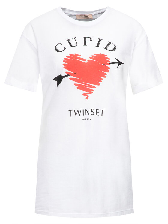 TWINSET TWINSET T-Shirt 192TP259A Λευκό Regular Fit