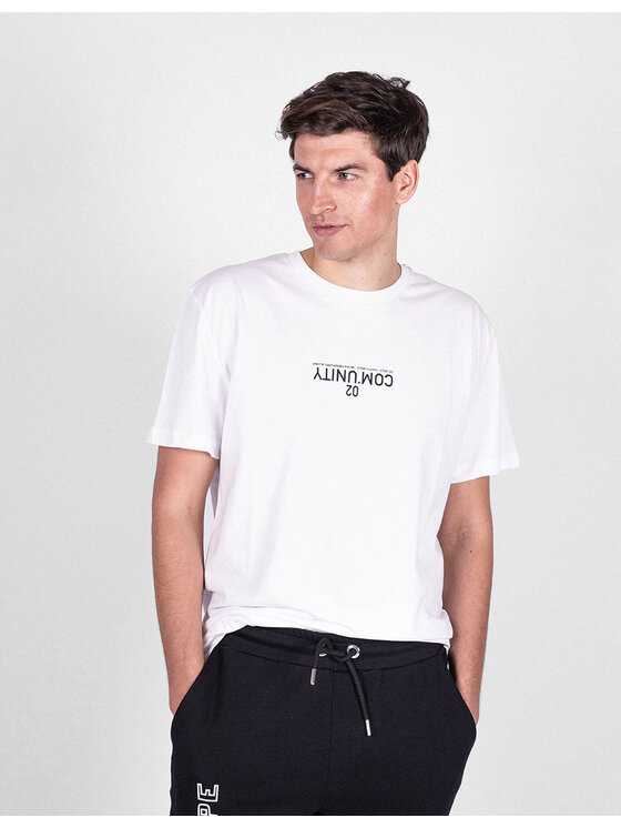 Les Hommes Les Hommes T-Shirt UHT251 700P | Reserved community Oversized T-Shirt Μαύρο Regular Fit