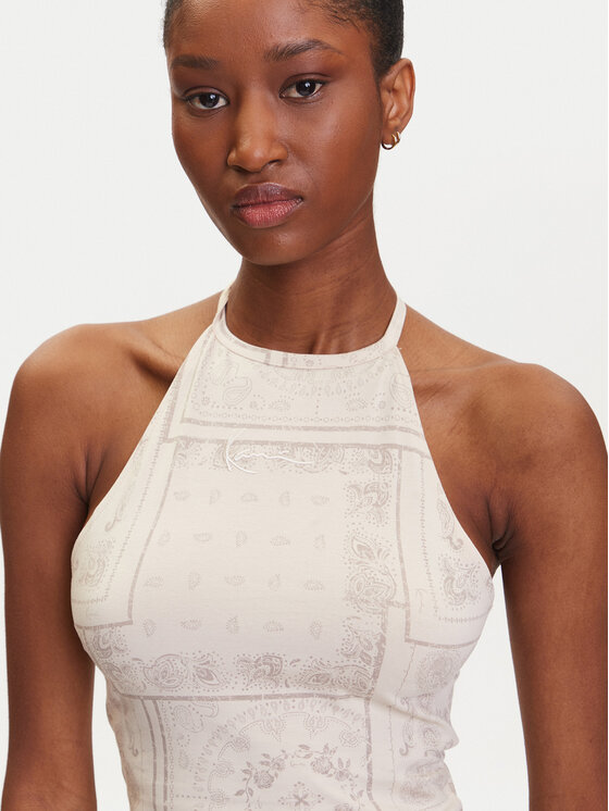 Karl Kani Karl Kani Top PD00005472 Bež Slim Fit