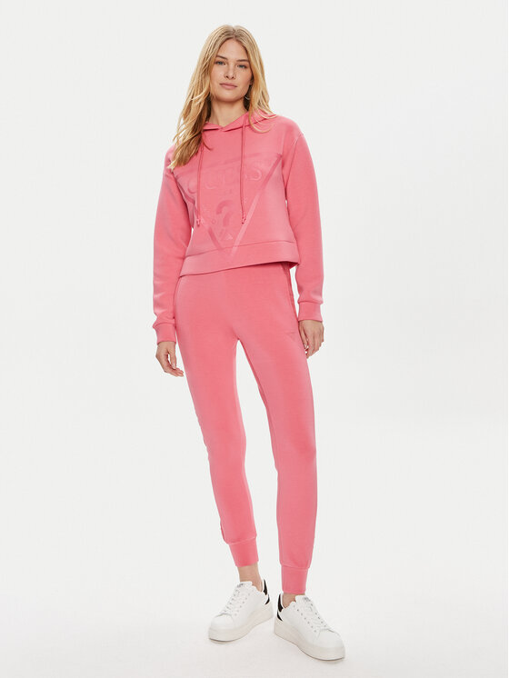 Guess Guess Суитшърт V2YQ08 K7UW2 Розов Regular Fit