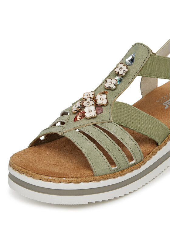 Rieker Rieker Sandalen V0245-52 Grün