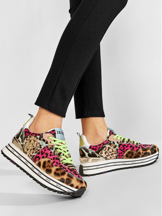 Liu Jo Liu Jo Sneakers Maxi Wonder Pony BA2051 PX008 Marrone