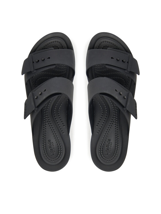 Crocs Crocs Klapki Brooklyn Buckle Low Low 211215 Czarny