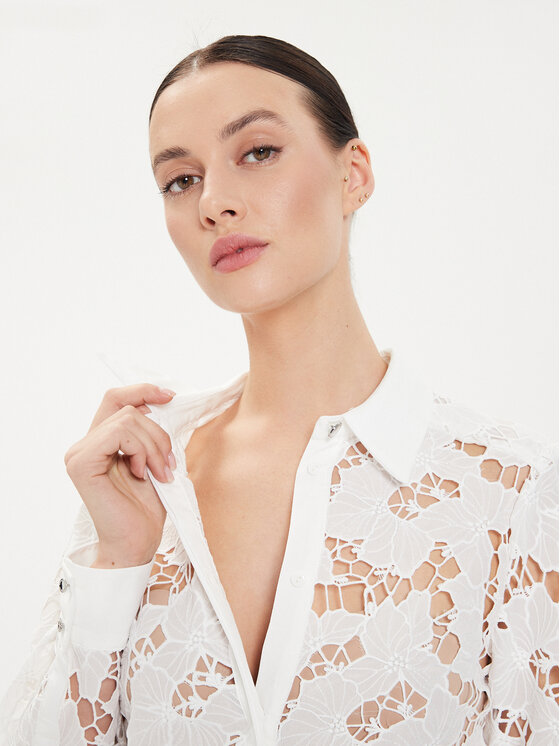 Morgan Morgan Cămașă 241-COCONU Écru Regular Fit