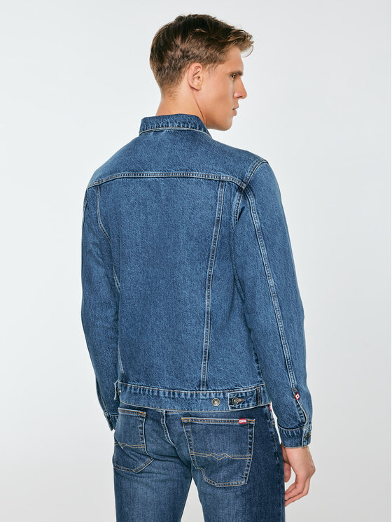 BIG STAR BIG STAR Kurtka jeansowa CHARLIE Niebieski Basic Fit