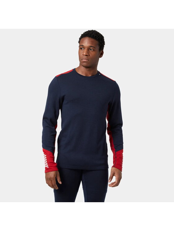 Bielizna termoaktywna górna Helly Hansen, Rozmiar XL, Granatowa, Lifa Merino