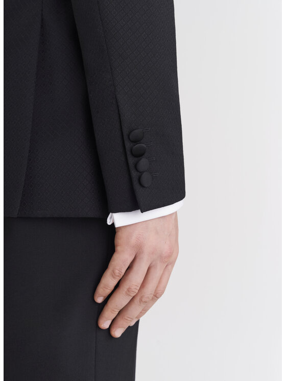 Pako Lorente Pako Lorente Marynarka P24SP-3S-008 Czarny Slim Fit