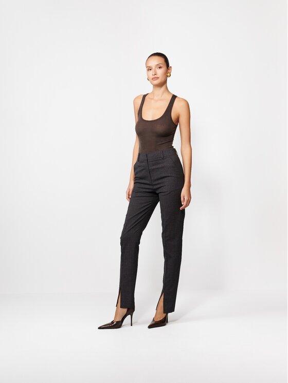 La Mania La Mania Pantalone da abito MORITZ Nero Basic Fit