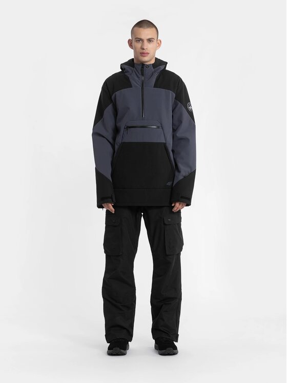 4F 4F Snowboardové nohavice 4FAW22TFTRM187-20S Čierna Regular Fit